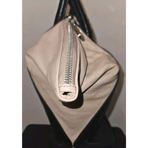 NWT! Pour La Victoire Cow Hair And Leather Handbag Colorblock $395 14x12x4 - Picture 7 of 15